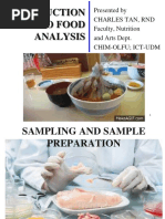 Topic 4 - Sampling and Sample Preparation