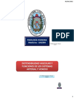 Distensibilidad Vascular Y Funciones de Los Sistemas Arterial Y Venoso