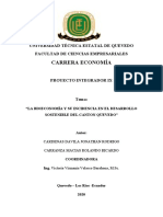 La Bioeconomìa y Su Incidencia en El Desarrollo Sostenible Del Canton Quevedo