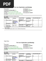 Test Case (Equivalence Partitioning) : Project Name