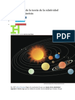 Explicación de La Teoría de La Relatividad General de Einstein