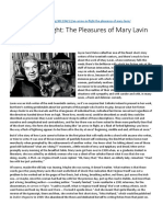 An Arrow in Flight: The Pleasures of Mary Lavin: Material Self-Study