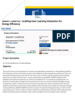 SMART CAMPUS - Building-User Learning Interaction For Energy E Ciency