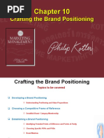 Chapter 10 (Crafting Brand Positioning)