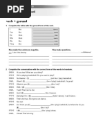 Practice Like and Dislikes Verb + Ing