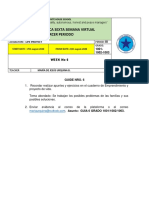 Guía de Trabajo 6 Semana Tercer Periodo