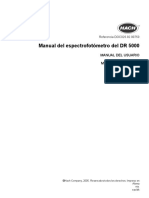 Manual del espectrofotómetro del DR 5000 MANUAL DEL USUARIO