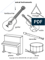Musical Instruments (Fichas para colorear con nombres de los instrumentos en inglés).pdf