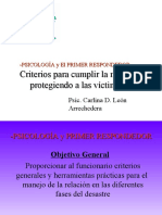 Psicología para Primeros Respondedores