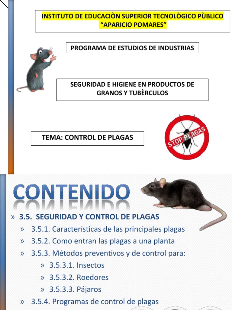 Control de Plagas | PDF | Pesticida | Plaga (organismo)