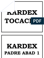 Portada KARDEX
