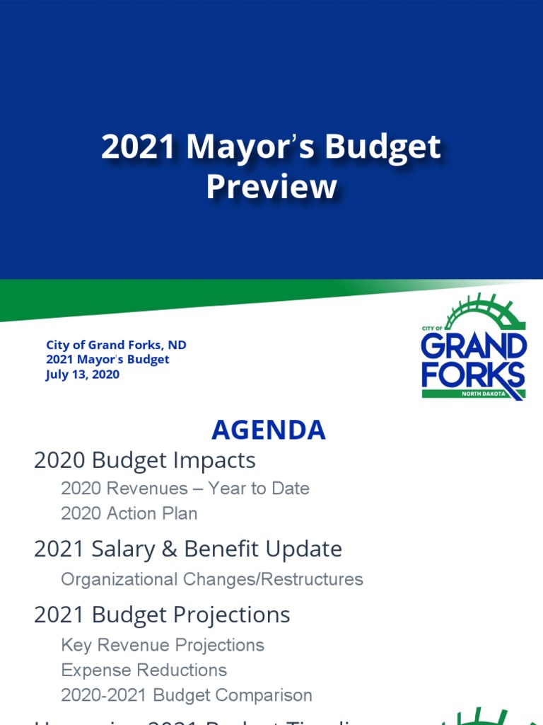 July 13 Grand Forks Budget Preview PDF Human Resource Management Human Resources