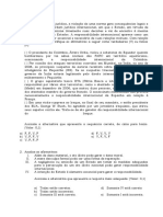 Exercício Responsabilidade dos Estados Manhã