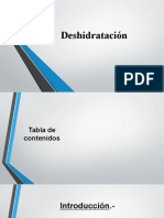 deshidratación