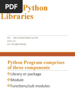 Using Python Libraries