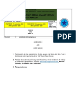 Guía de Trabajo 9 y 10 Semana Tercer Periodo