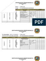 Plan de Trabajo 5°