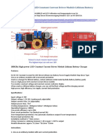 180KHz High-Power LED Constant Current Driver Module Lithium Battery Charger