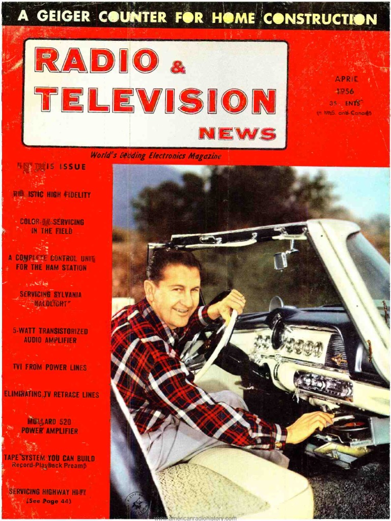 Radio News 1956 04 R PDF | PDF | Vacuum Tube | Amplifier