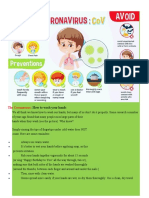 Coronavirus Reading - Class Discussion - Worksheet