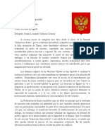 Position Paper Federación de Rusia UPMUN