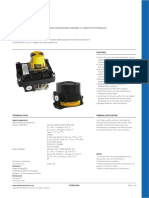Accutrak™ Rotary Position Monitors Models 2007/9479/360/366: Explosionproof/Flameproof