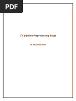 CV Pipeline Preprocessing Stage: Dr. Hussien Karam