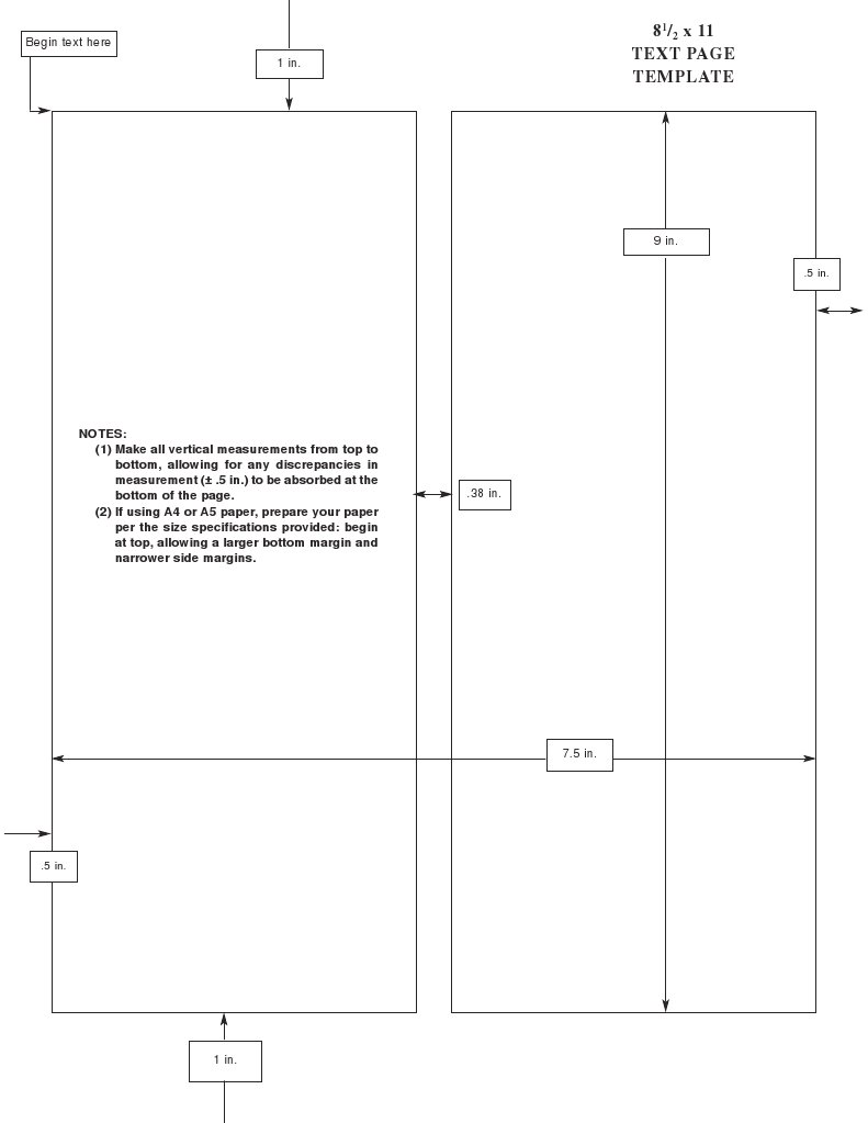 8.5x11 Text Page Template Guide | PDF