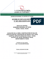 Informe de Contraloría Hospital Covid19 Tacna