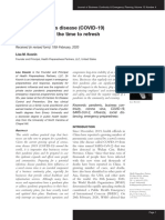 Novel Coronavirus Disease (COVID-19) Outbreak: Now Is The Time To Refresh Pandemic Plans