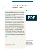 Medical Cannabis Laws and Opioid Analgesic Overdose Mortality in The United States, 1999-2010