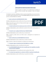 Guía para Bonificaciones - Sura PDF