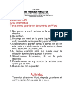 Como Guardar Un Documento 3°