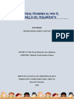 Informe Estrategias Educativas PDF
