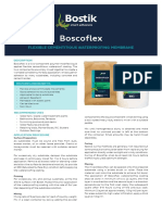 Boscoflex: Flexible Cementitious Waterprofing Membrane