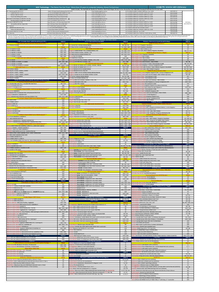PARTS PDF Computer Hardware Office Equipment
