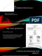 Intervension Plan