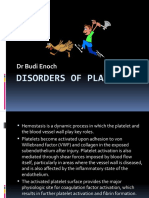 Disorder of Platelets