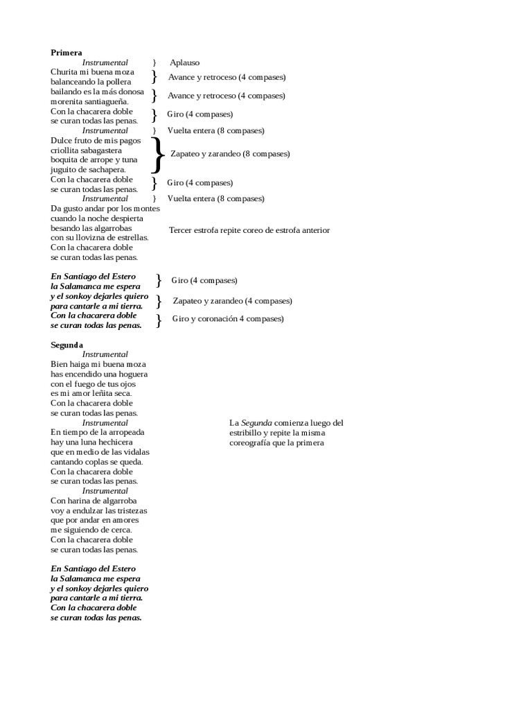 Letra y Acordes de La Sachapera | PDF