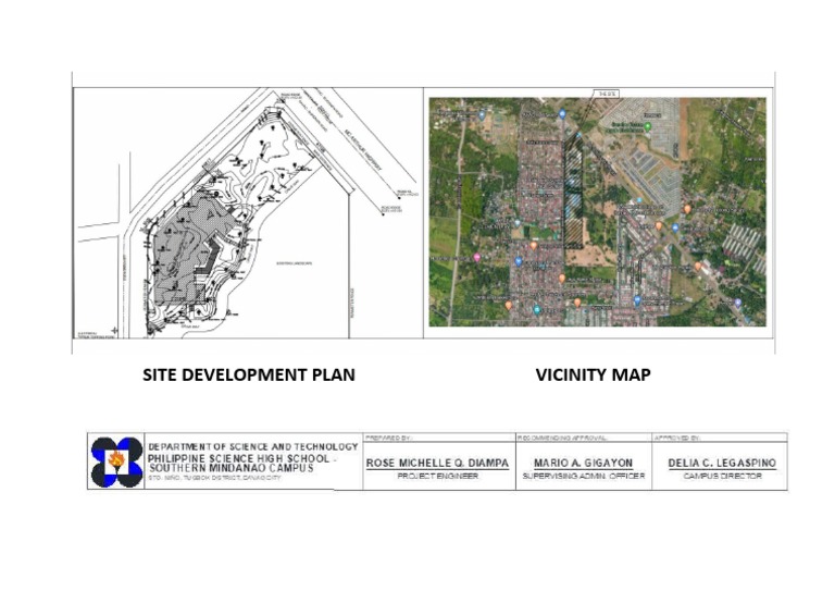 Site Development Plan Vicinity Map | PDF