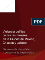 Estudio Violencia Contra Mujeres CDMX, Chis y Jal