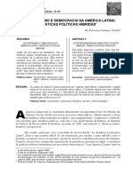 Autoritarismo e democracia na América Latina