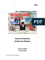 Manual de Operación Manual de Operación Roclink para Windows Roclink para Windows