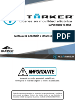 Manual de Garantía Staker TC Max