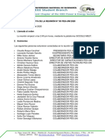 Acta de La Reunión - N°12