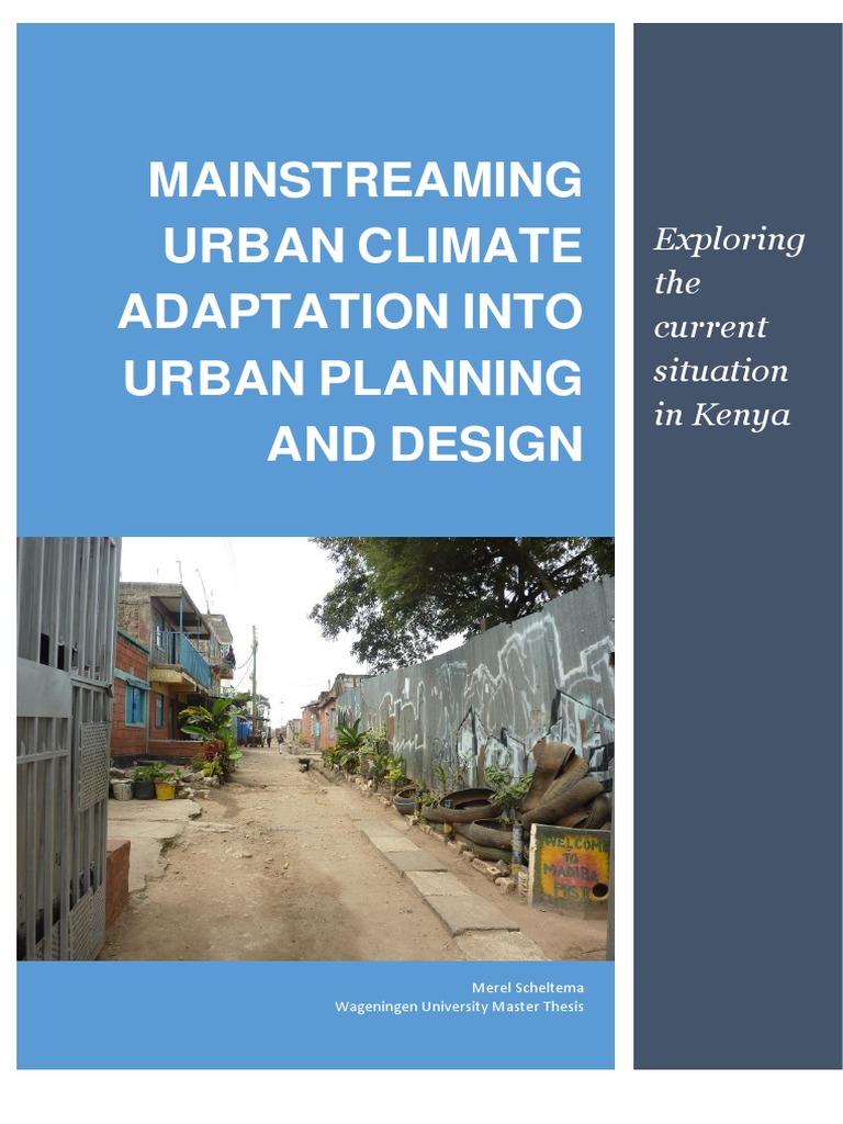 Urban Climate Adaptation in Kenya | PDF | Global Warming | Climate ...