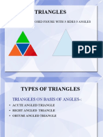 Triangles: Triangle Is A Closed Figure With 3 Sides 3 Angles and 3 Vertices
