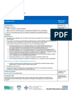 Dermatology - St3: Entry Criteria