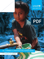 El Cambio Climático en Honduras Estudio 2016 PDF