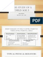 Case Study of A Child Age 3: Maisy Mathews EDU 220 - 1001 - 1002